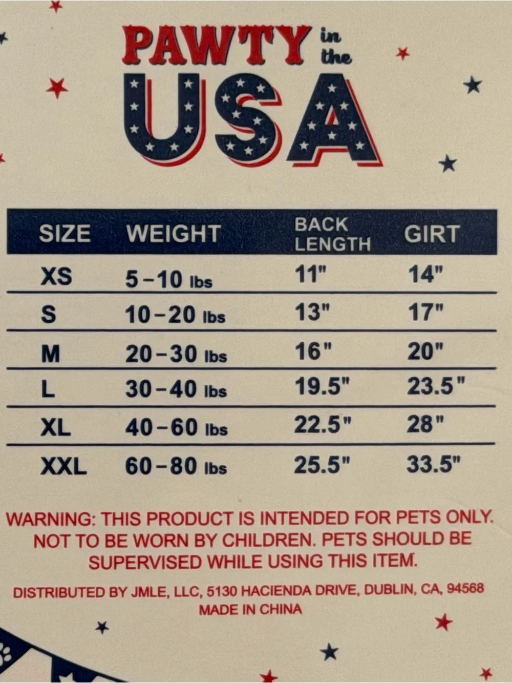 Dachshund Patriotic Dog Shirt Size XS Doxie